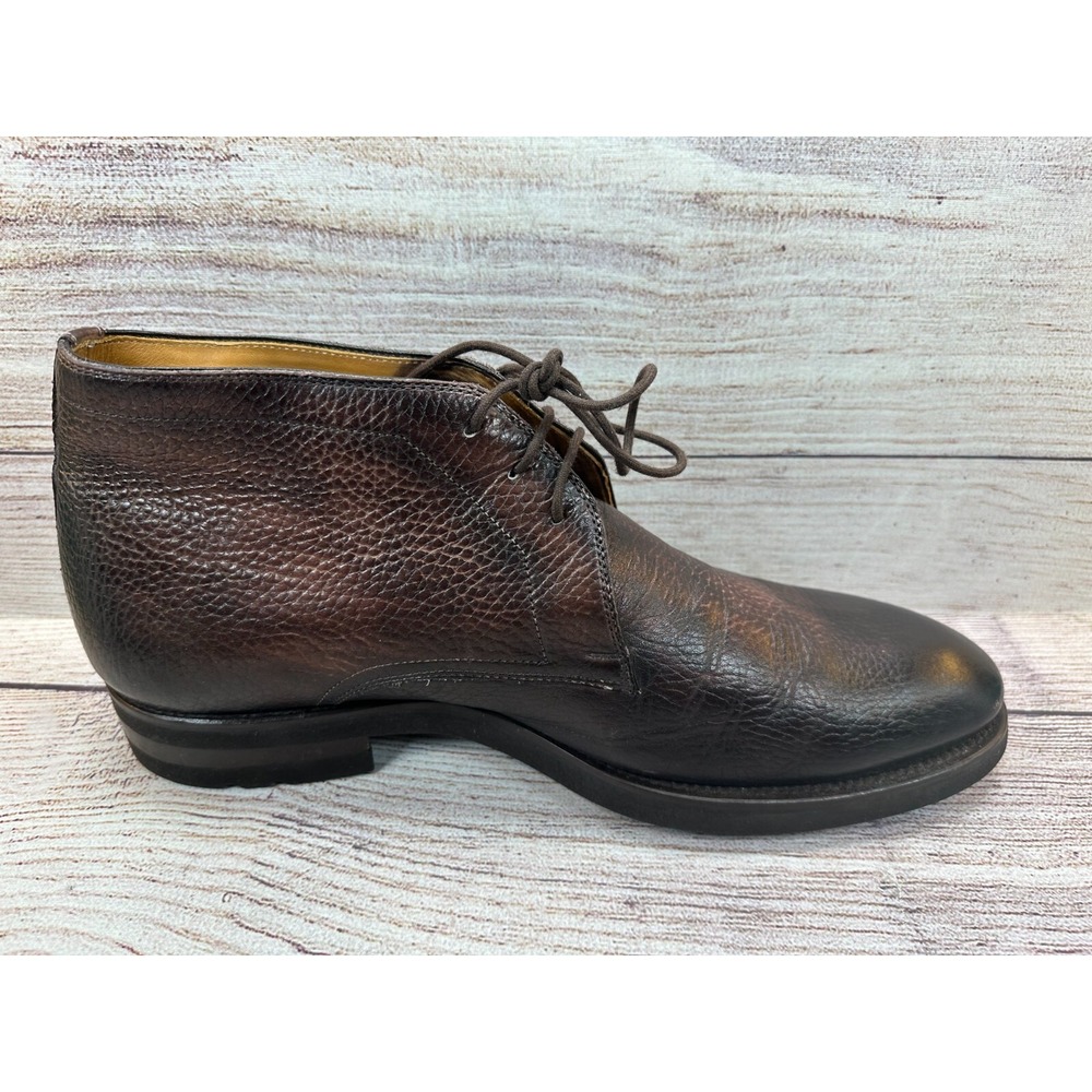 Magnanni Flex Malone Chukka Boot Mens Size 8.5 Brown Leather Lace Up 21257 CLEAN - Picture 7 of 10
